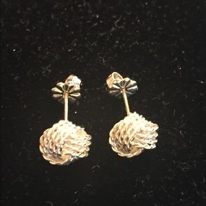 NEW Tiffany & Co  Wire Knot Earrings